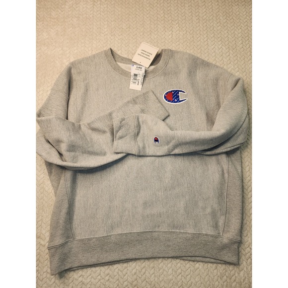 Champion Reverse Weave Women's Crewneck Sweatshirt Oxford Gray Extra Large XL - Picture 5 of 7